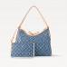 1V Carryall Monogram Denim Shoulder Bag Tote Bag