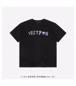 1V Color Print T-shirt