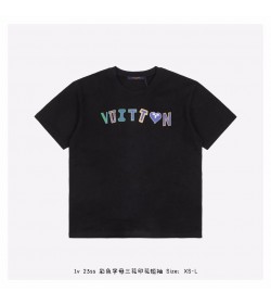 1V Color Print T-shirt