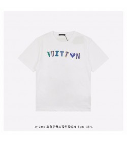 1V Color Print T-shirt