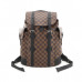 1V Christopher Backpack MM Damier Brown Canvas