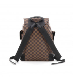 1V Christopher Backpack MM Damier Brown Canvas