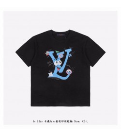 1V Cartoon Print T-shirt
