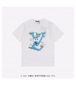 1V Cartoon Print T-shirt