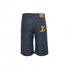 1V Cotton Chambray Shorts