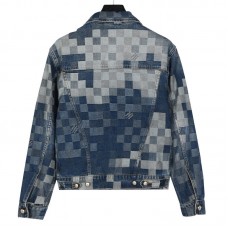 1V Damier Classic Denim Jacket