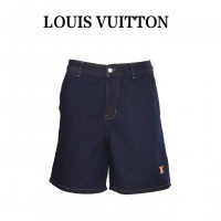 1V Denim Shorts