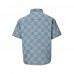 Buy 1V Damier 3D Light Denim Short-Sleeved Shirt 1V Damier 3D Light Denim Short-Sleeved Shirt