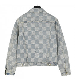 1V Damier Classic Denim Jacket