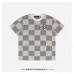 1V Damier Jacquard Short-Sleeved Crewneck 