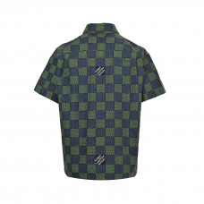 1V Damier Short-Sleeved Shirt