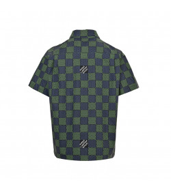 1V Damier Short-Sleeved Shirt