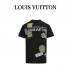1V Damier Short-Sleeved Signature Crewneck