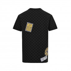 1V Damier Short-Sleeved Signature Crewneck