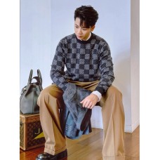 1V Damier Wool Crewneck