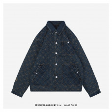 1V Embroidered Denim Blouson