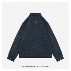 1V Embroidered Denim Blouson