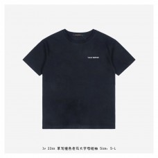 1V Embroidered Lines T-shirt