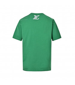 1V Embroidered Signature Short-Sleeved T-Shirt