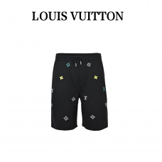 1V Embroidered Signature Shorts