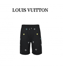 1V Embroidered Signature Shorts
