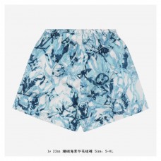 1V Graphic Cotton Shorts