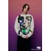 1V Intarsia Cashmere Wool Crewneck
