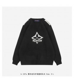 1V Jacquard Sweater