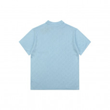 1V Knitted Jacquard Polo Shirt