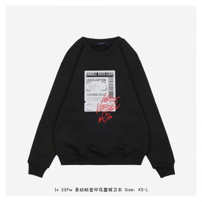 1V Label Print Sweatshirt