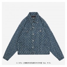 1V Monogram Bear Denim Jacket