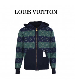 1V Monogram Double Face Reversible Hoodie