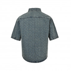1V Monogram Denim Shirt