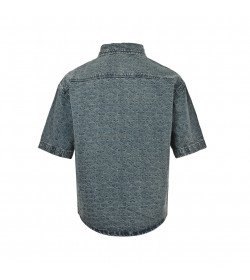 1V Monogram Denim Shirt