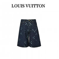 1V Monogram Denim Shorts