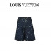 1V Monogram Denim Shorts