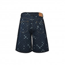 1V Monogram Denim Shorts