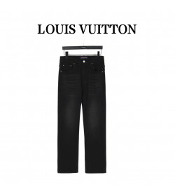 1V Monogram Embroidered Jeans
