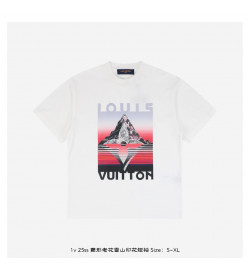 1V Monogram Flower Mountain T-Shirt