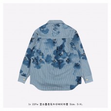 1V Monogram Ink Denim Shirt