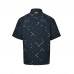 1V Monogram Denim Short-Sleeved Shirt