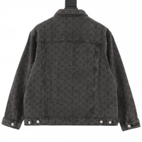1V Monogram Jacquard Denim Jacket