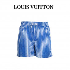 1V Monogram Striped Swim Shorts