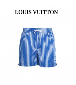 1V Monogram Striped Swim Shorts
