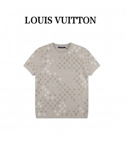 1V Monogram Short-Sleeved Crewneck 