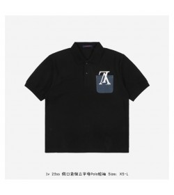 1V Mock Pocket Polo Shirt