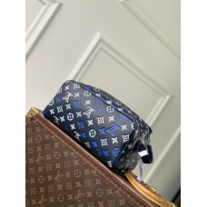 1V Mini Dopp Kit Monogram Macassar Canvas Blue