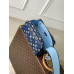 1V Mini Dopp Kit Monogram Macassar Canvas Blue