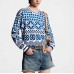 1V Monogram Tile Jacquard Pullover