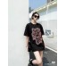 1V Neon Lights Print T-shirt